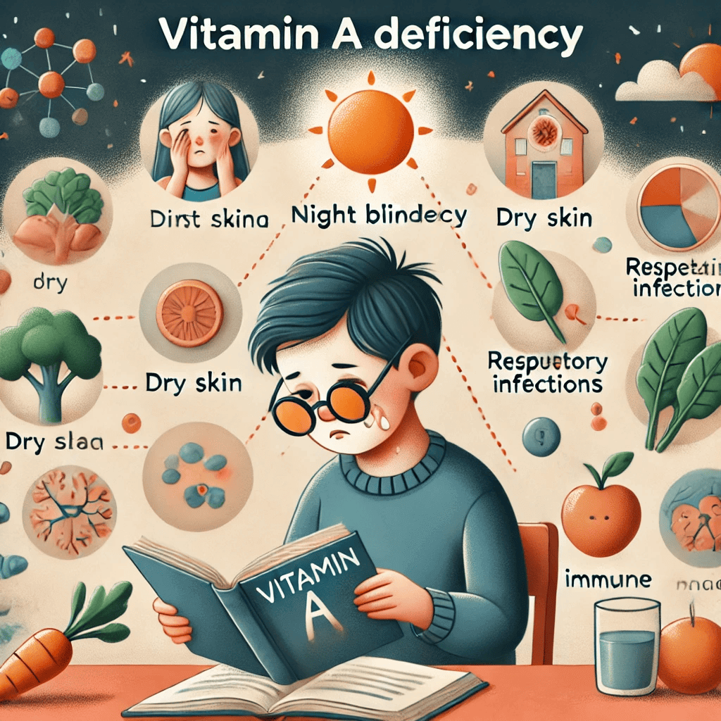 أعراض نقص فيتامين أ عند الأطفال: دليل شامل لفهم تأثيراته وكيفية علاجه