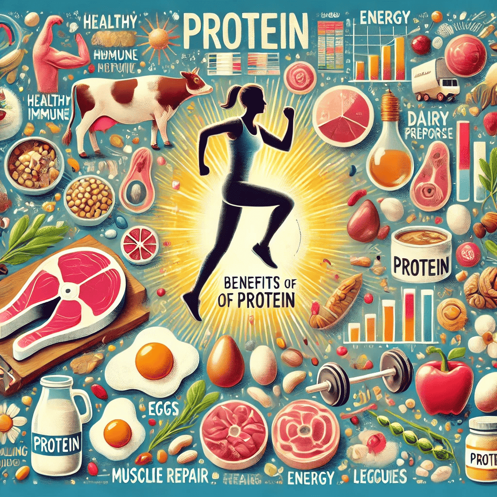 فوائد البروتين: أهمية صحية ومصدر للطاقة